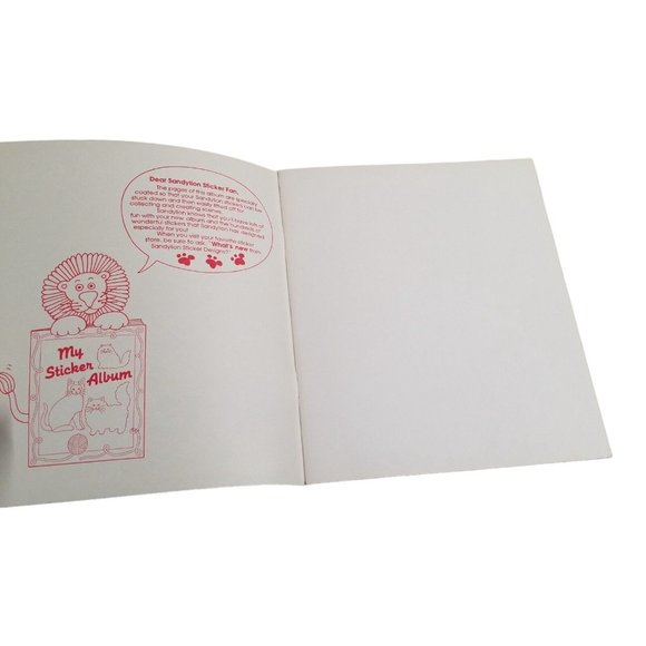 Vintage Sandylion Sticker Album 1990s Santa Claus Christmas Sandy Lion Book 90s - Picture 6 of 10